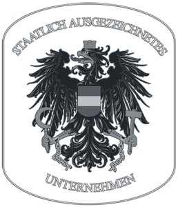 Staatlich ausgezeichnetes Unternehmen - Staatswappen