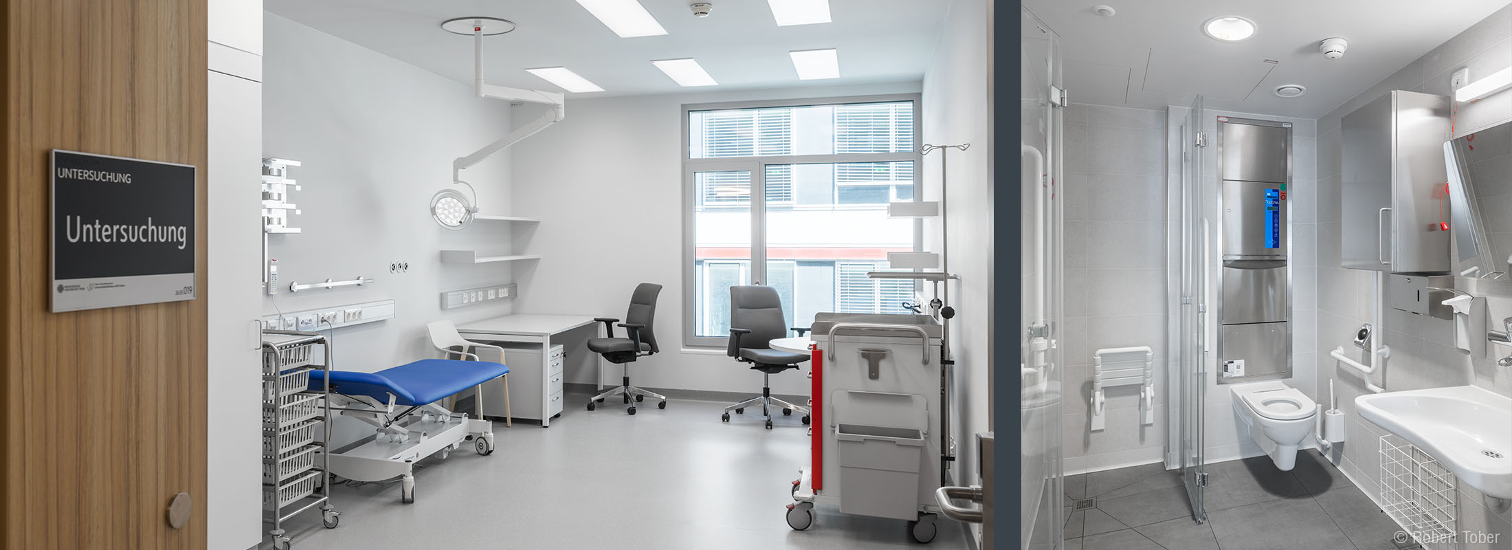 AKH Wien Stationsgebäude Süd, Untersuchungszimmer · Foto: Robert Tober