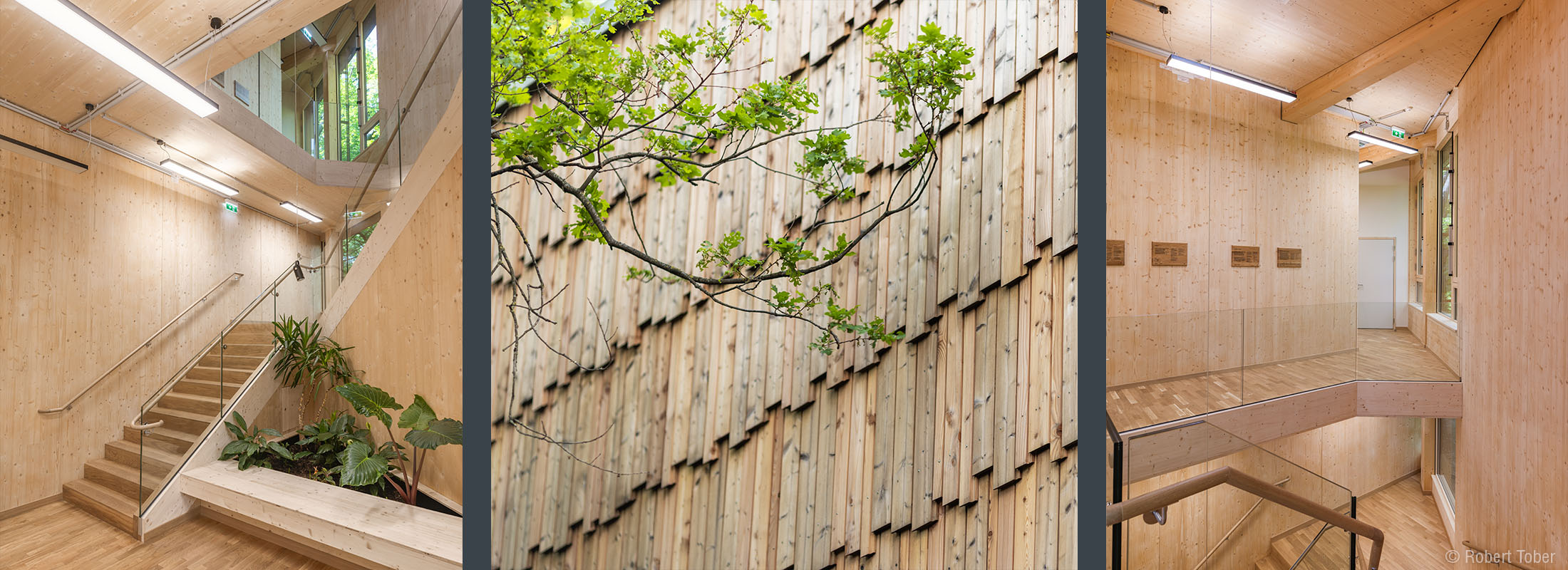 HAUP Gärtnerhaus, Holzbau, Schindelfassade aus Abschnittholz · Foto: Robert Tober