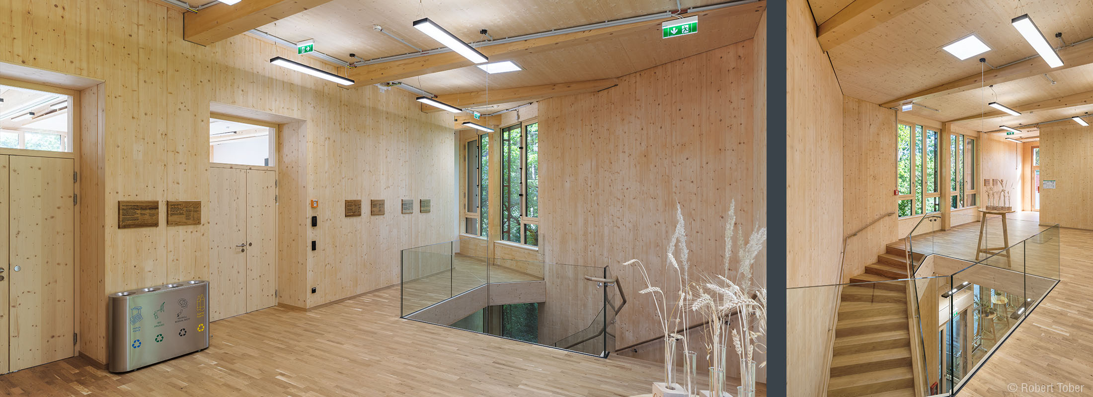 HAUP Gärtnerhaus mit Bestandsgebäude, Holzbau · Foto: Robert Tober